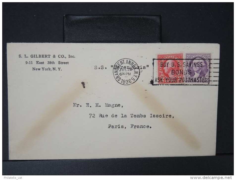 ETATS UNIS -  ARCHIVE DE 48 Enveloppes De New York Pour Paris Période 1930/38 Toutes Par Bateau A étudier  P4185 - Verzamelingen