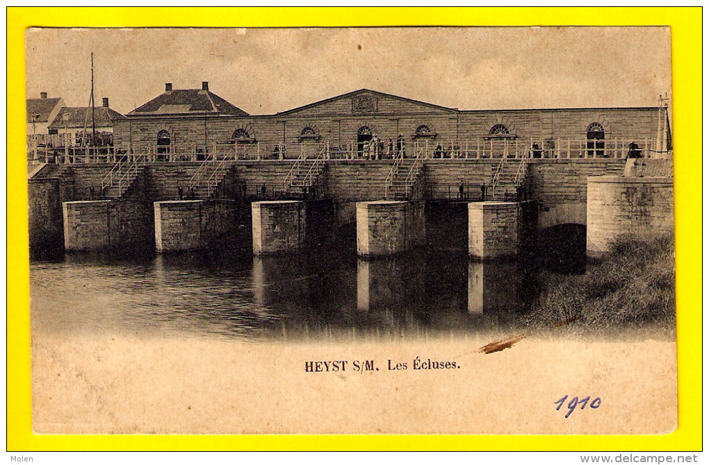 DE SLUIZEN Onverdeelde Achterkant ECLUSES HEYST Sluis Ecluse Lock Sluice Schleuse Esclusa KNOKKE-HEIST 693 - Heist