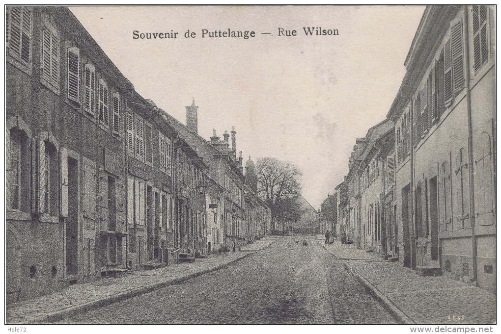 57 - Souvenir De Puttelange - Rue Wilson - Puttelange