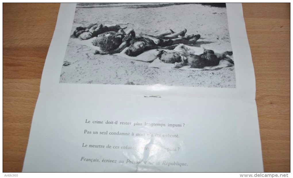 Livret Propagande Algérie Française "Massacre D'El-Alia 20 Août 1955" Photos Chocs - Geschiedenis