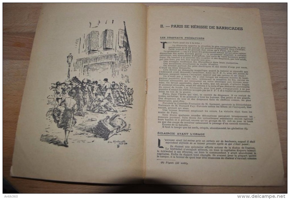 Petit Fascicule "Les Barricades De Paris" VII La Libération édition Armand Fleury Du 4ème Trimestre 1944 - War 1939-45