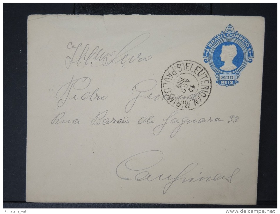 BRESIL- Lot de 14 Entires postaux   tous voyagés  période 1900   à bien regarder   tous scannés   P4198