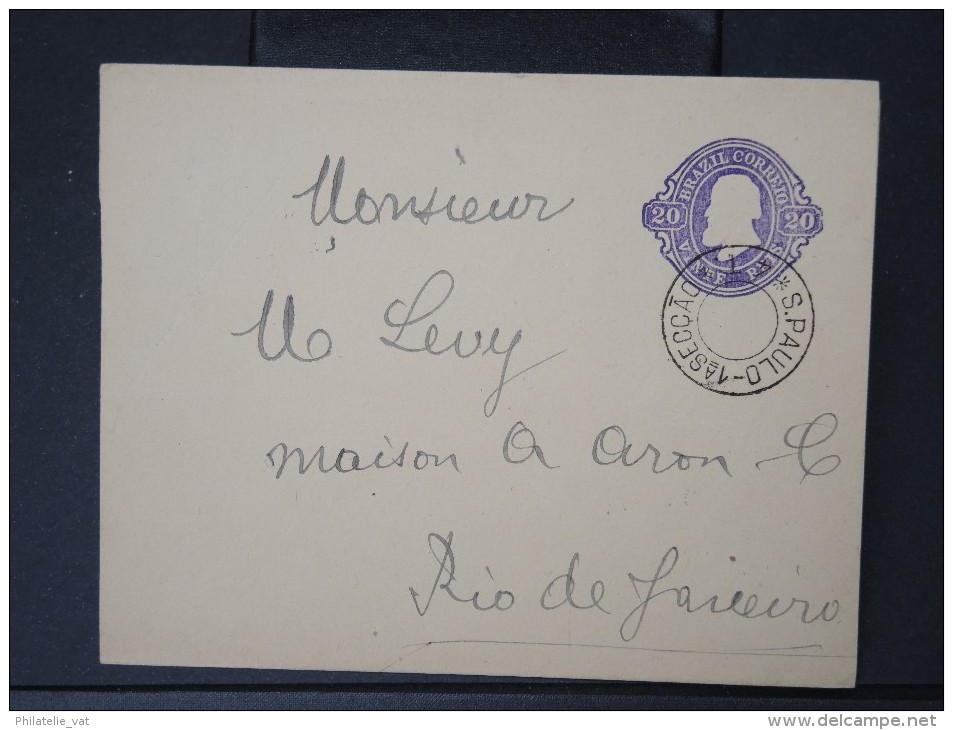 BRESIL- Lot de 14 Entires postaux   tous voyagés  période 1900   à bien regarder   tous scannés   P4198