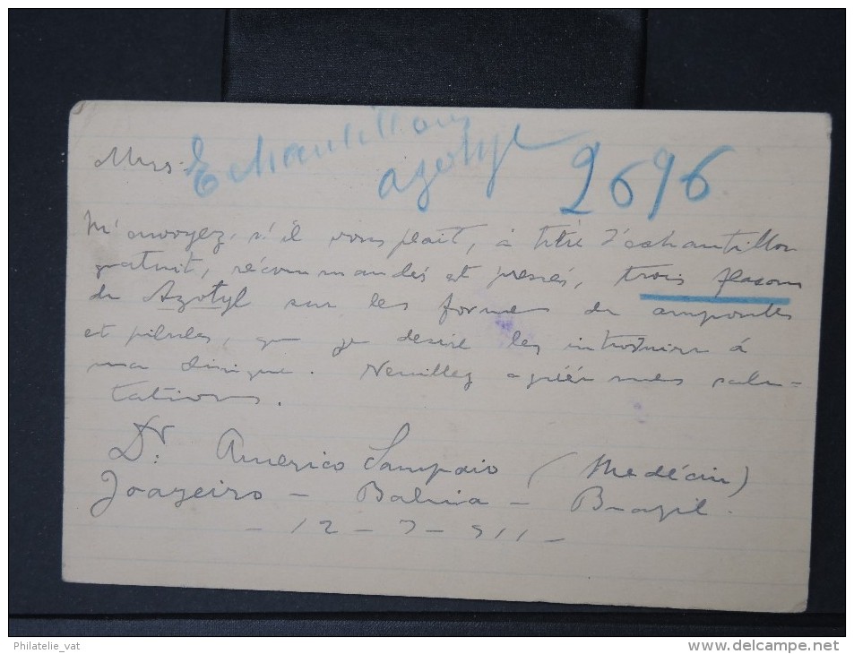 BRESIL- Lot de 14 Entires postaux   tous voyagés  période 1900   à bien regarder   tous scannés   P4198