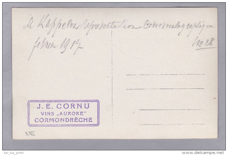 AK NE CORMONDRECHE 1917-02-?? Militär Pferde - Cormondrèche