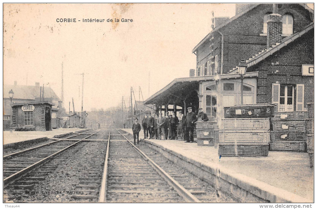 ¤¤  -   CORBIE    -   Intérieur De La Gare   -  Chemin De Fer   -   Cheminots   -  ¤¤ - Corbie