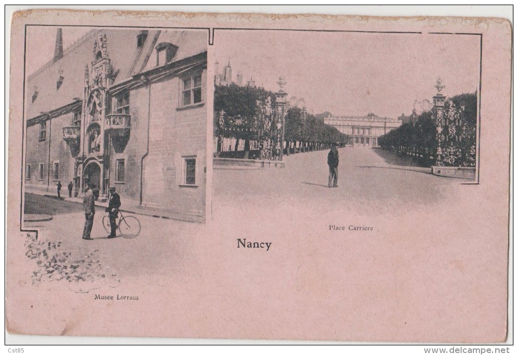 CPA  - Nancy - Multivues - Place Carrière - Musée Lorrain - Nancy