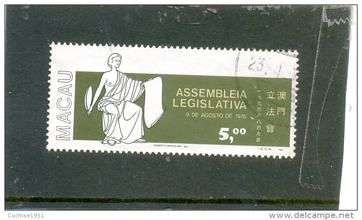 1977 MACAO Y &amp; T N° 440  ( O ) Assembleia Legislativa - Oblitérés