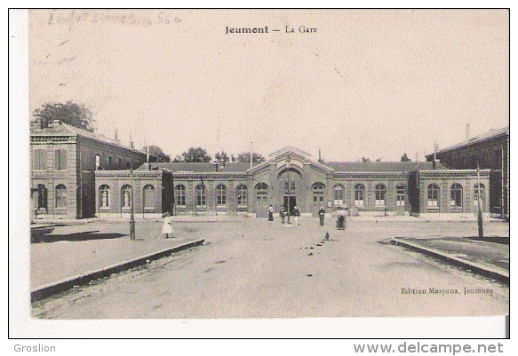 JEUMONT LA GARE 1910 - Jeumont