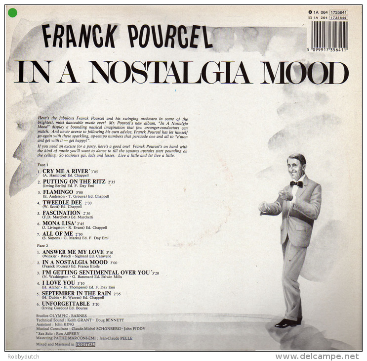 * LP *  FRANCK POURCEL - IN A NOSTALGIA MOOD (Holland 1983 EX!!!) - Instrumentaal