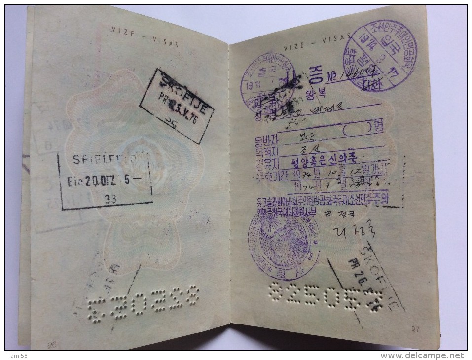 PASSEPORT  PASSPORT REISEPASS  YUGOSLAVIA  1972. VISA TO:  LEBANON  LIBANON  ,  CEYLON   ,  AUSTRALIA ,  INDIA , RUSSIA