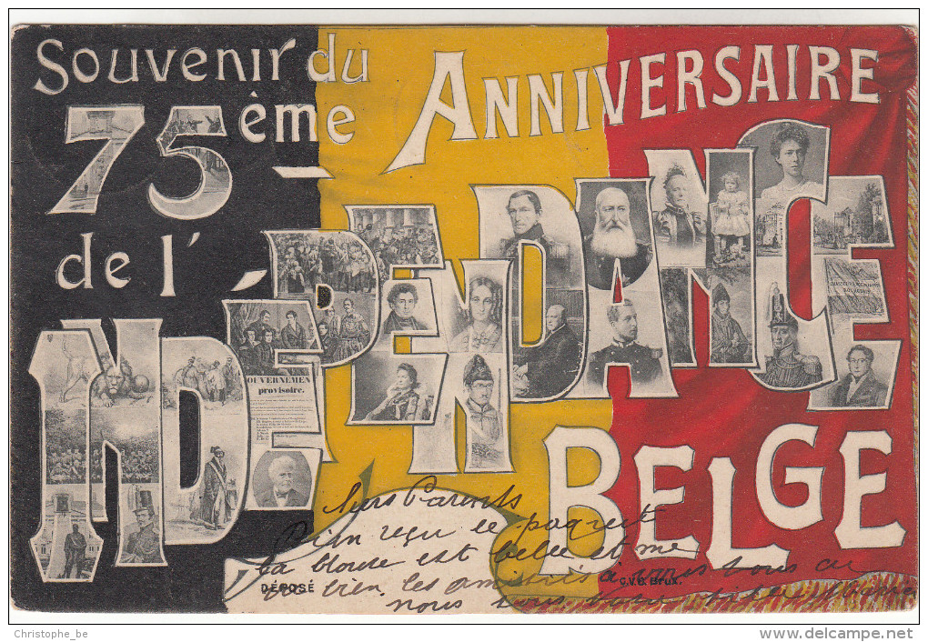 75e Anniversaire De L´independance Belge 1830-1905 (pk17232) - Andere & Zonder Classificatie