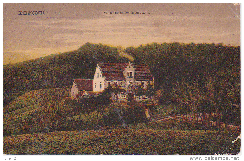 AK Edenkoben - Forsthaus Heldenstein - 1917 (14347) - Edenkoben