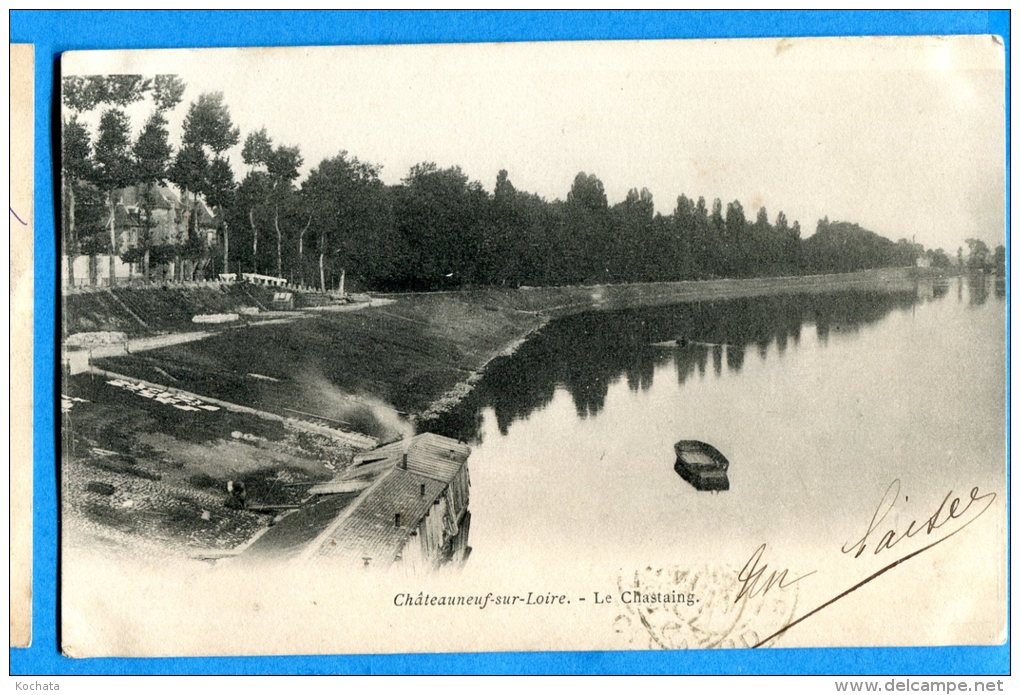 LIP047, Châteauneuf-sur-Loire, Le Chastaing, Précurseur, Circulée 1903 - Other & Unclassified