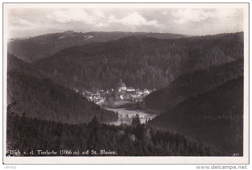 AK Blick Von Der Tierlache Auf St. Blasien (14364) - St. Blasien