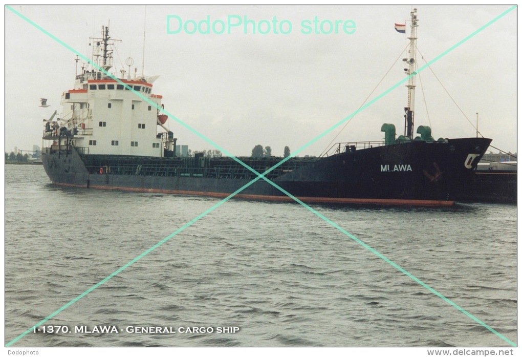 1-1370. MLAWA - General Cargo Ship. Photo 4x6 (10x15cm) - Bateaux