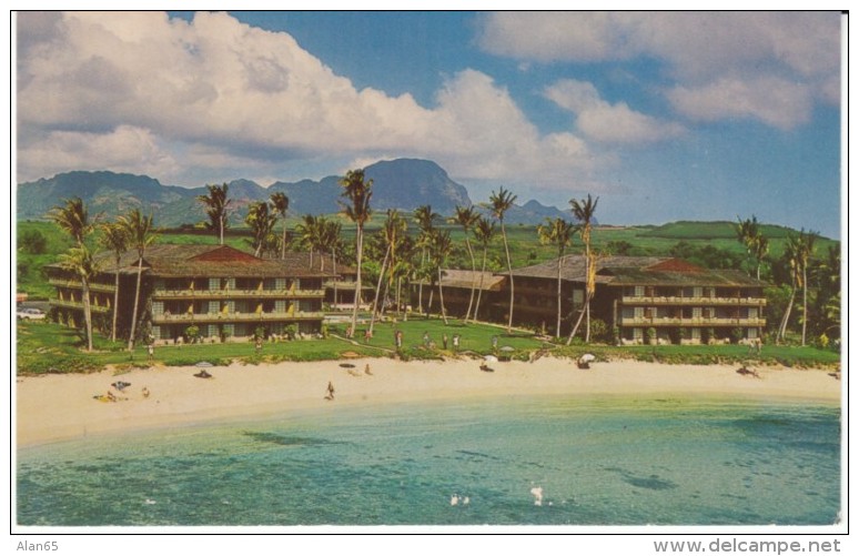 Kauai Hawaii, Poipu Beach Resort C1960s/70s Vintage Postcard - Kauai