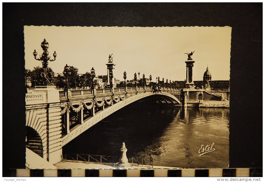 75, PARIS,  PONT ALEXANDRE III    EDITIONS ESTEL - Ponts