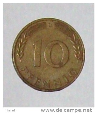 GERMANY DEMOCRATIC REPUBLIC-10 PFENNING - 10 Pfennig