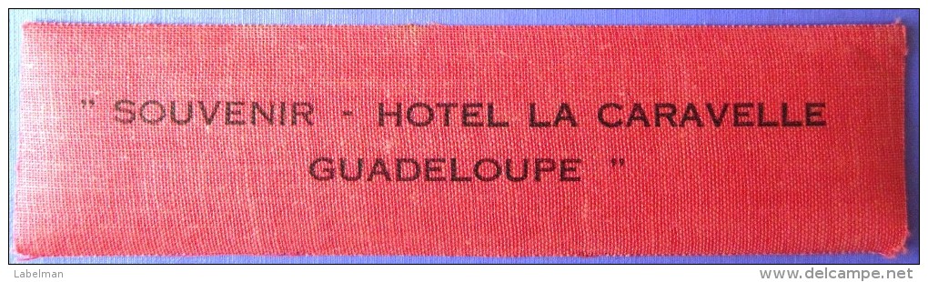 ISLAND HOTEL MOTEL PENSION HOUSE INN HOLIDAY CARAVELLE GUADELOUPE STICKER DECAL LUGGAGE LABEL ETIQUETTE KOFFERAUFKLEBER - Hotel Labels