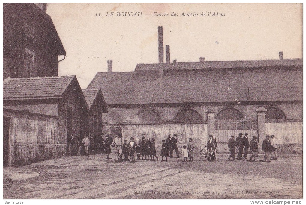 BOUCAU(64)1918-entrée Des Aciéries De L'Adour - Boucau