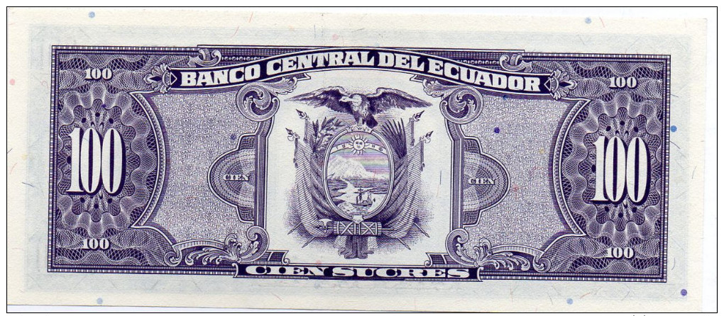 EQUATEUR : 100 Sucres 1993 (unc) - Equateur