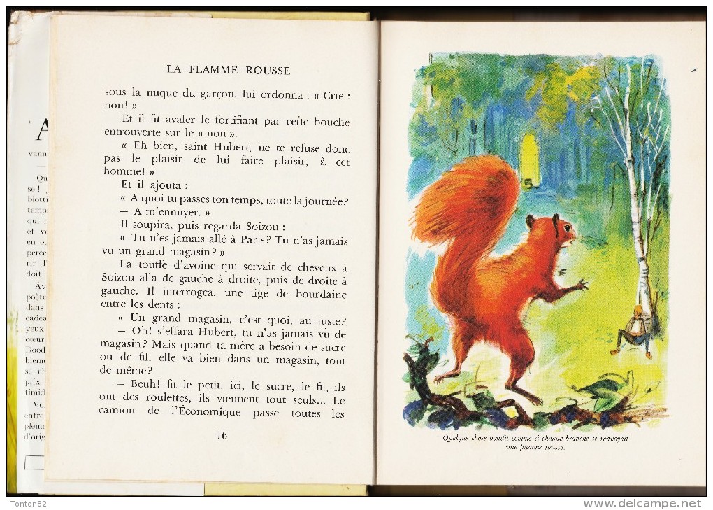 Minou Drouet - La Flamme Rousse - Idéal Bibliothèque N° 347 - ( 1968 ) . - Ideal Bibliotheque