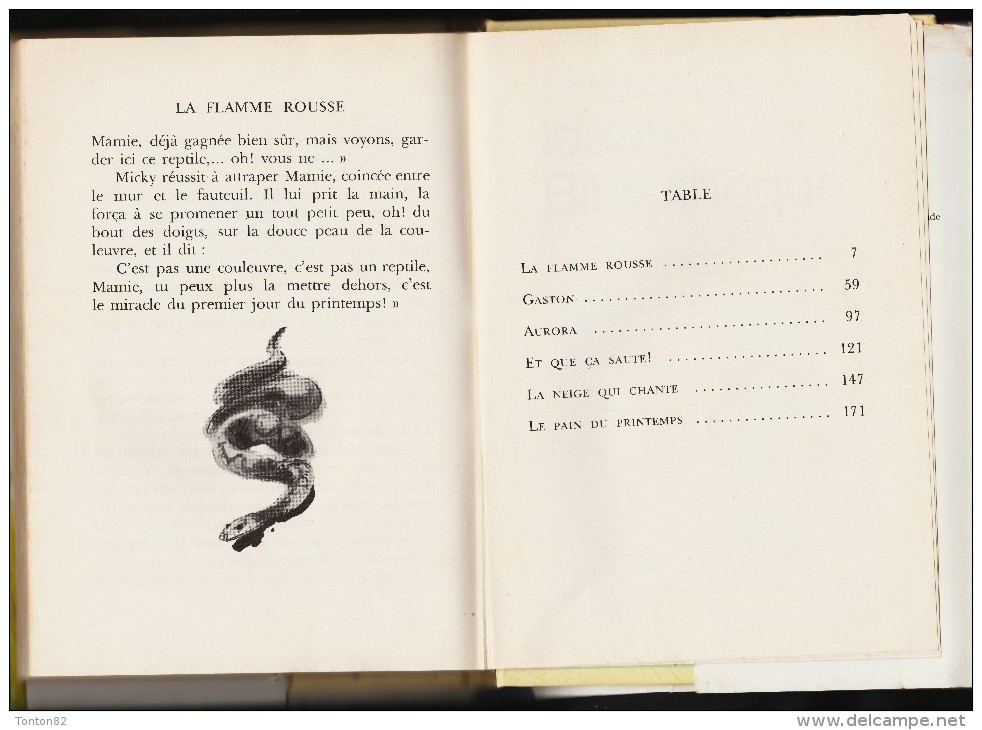 Minou Drouet - La Flamme Rousse - Idéal Bibliothèque N° 347 - ( 1968 ) . - Ideal Bibliotheque