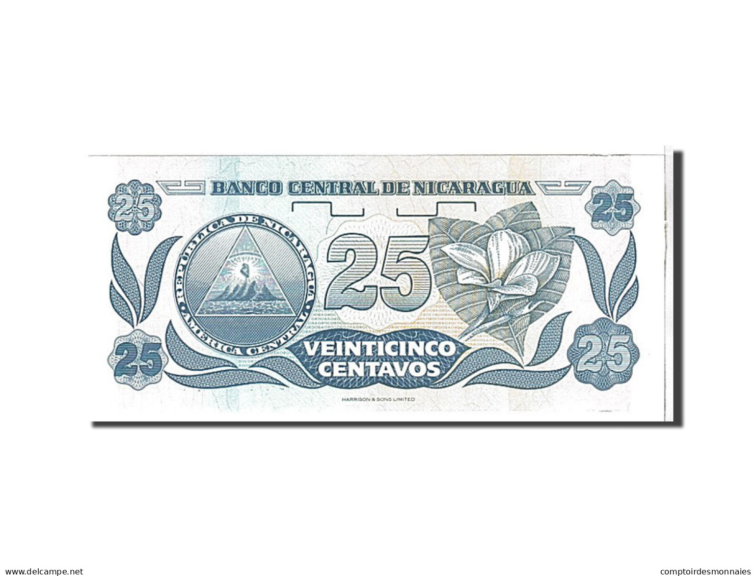 Billet, Nicaragua, 25 Centavos, 1991, KM:170a, NEUF - Nicaragua