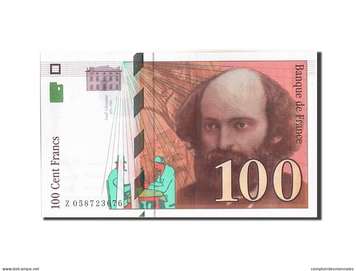 Billet, France, 100 Francs, 100 F 1997-1998 ''Cézanne'', 1998, SPL - 100 F 1997-1998 ''Cézanne''