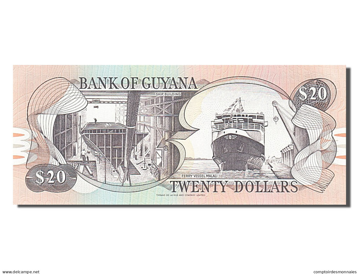 Billet, Guyana, 20 Dollars, 1989, NEUF - Guyana