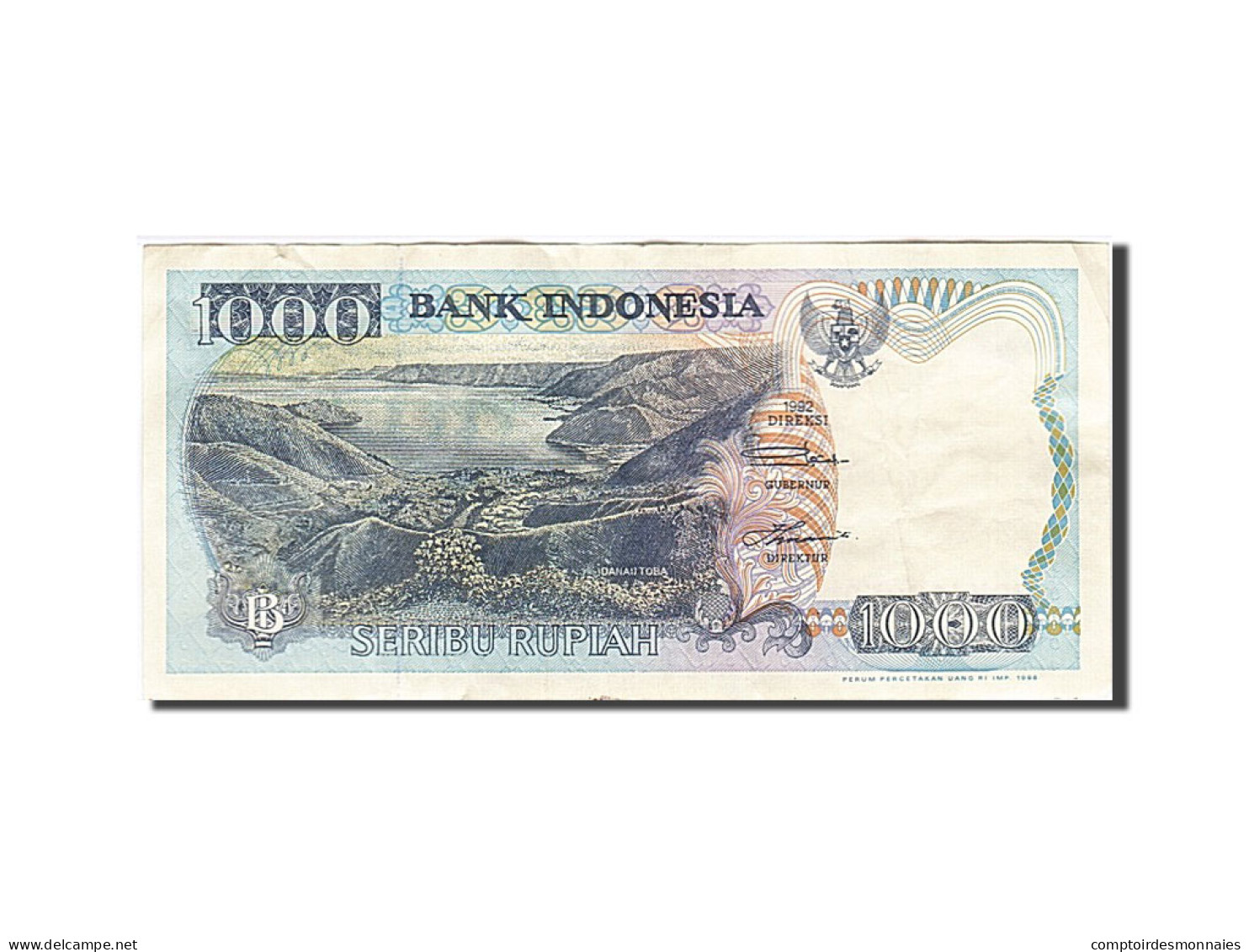 Billet, Indonésie, 1000 Rupiah, 1992, TTB+ - Indonésie