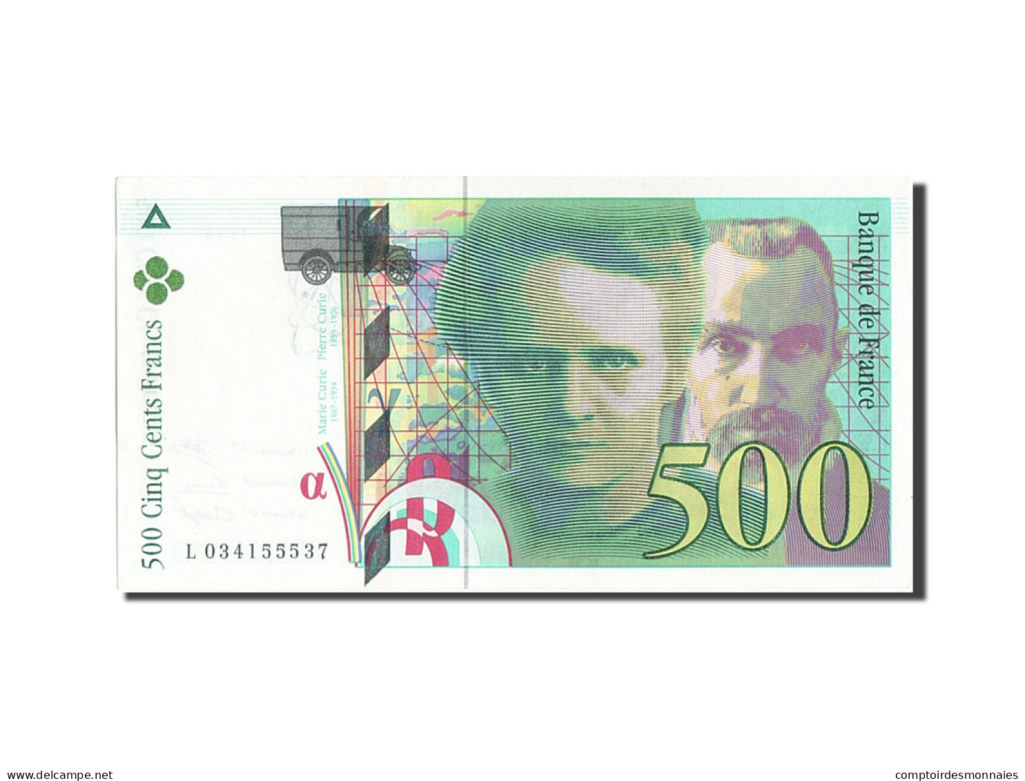 Billet, France, 500 Francs, 500 F 1994-2000 ''Pierre Et Marie Curie'', 1995 - 500 F 1994-2000 ''Pierre Et Marie Curie''