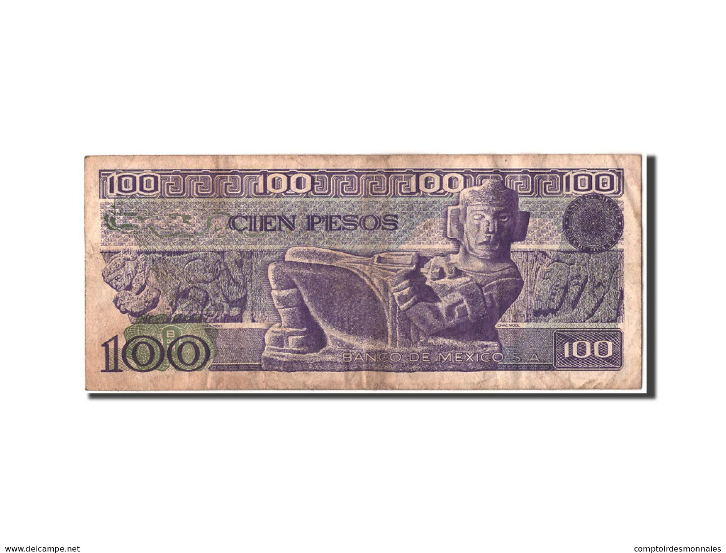 Billet, Mexique, 100 Pesos, 1982, 1982-03-25, TB - Mexique