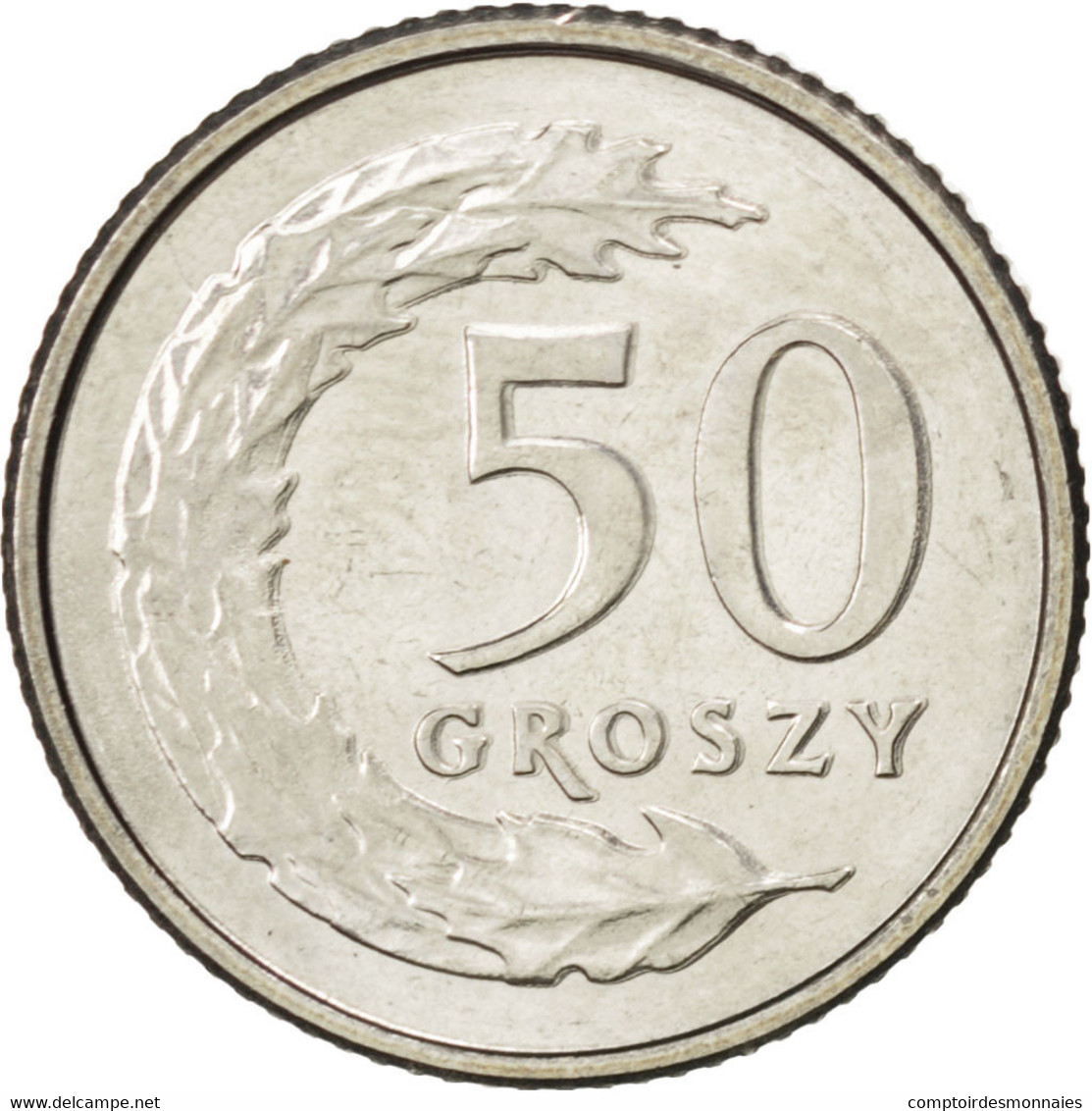 Monnaie, Pologne, 50 Groszy, 1992, SPL, Copper-nickel, KM:281 - Poland