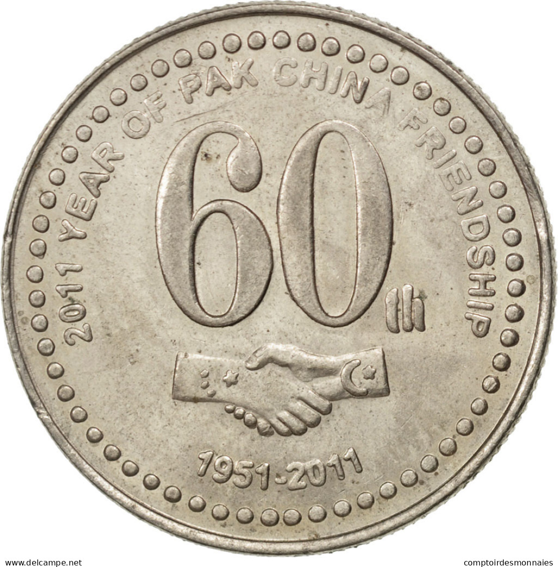 Monnaie, Pakistan, 20 Rupees, 2011, SPL, Copper-nickel, KM:71 - Pakistán