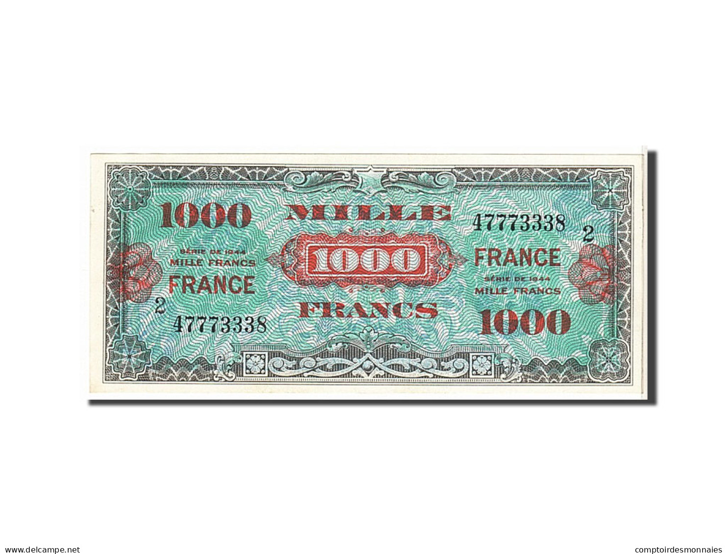 Billet, France, 1000 Francs, 1945 Verso France, 1945, SUP+, Fayette:VF 27.2 - 1945 Verso France