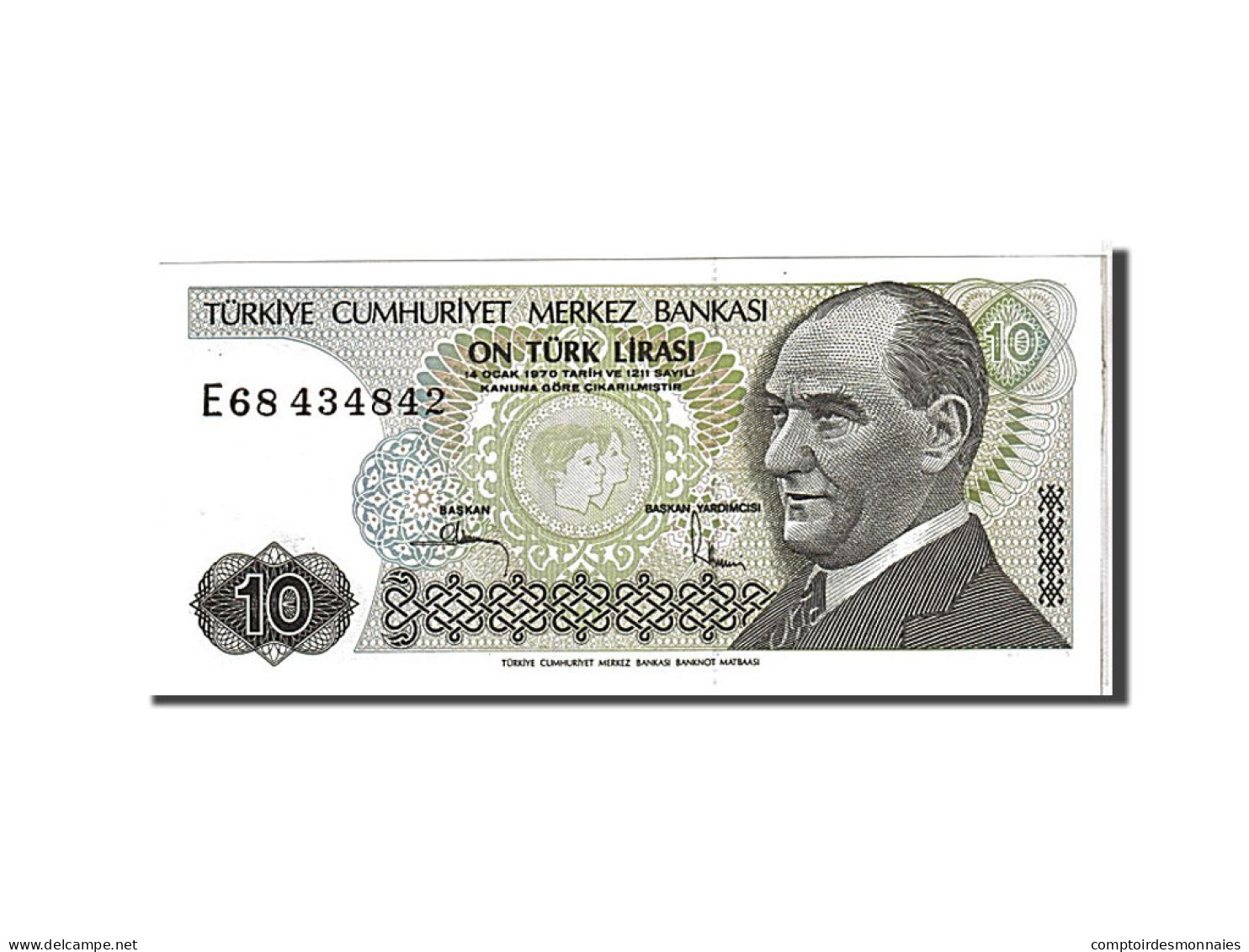 Billet, Turquie, 10 Lira, 1982, NEUF - Turquie