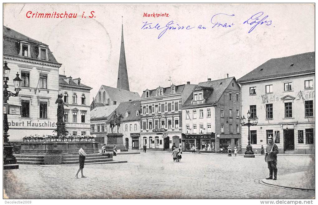 Bg19369 Germany Crimmitschau Marktplatz - Crimmitschau