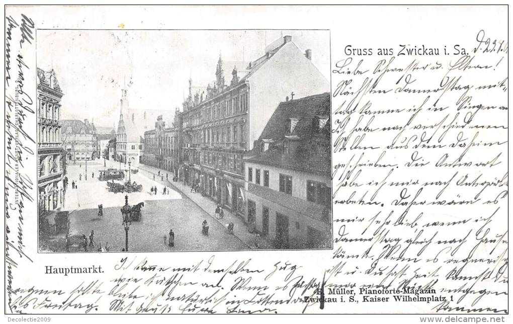 Bg19370 Germany  Zwickau Hauptmarkt - Zwickau