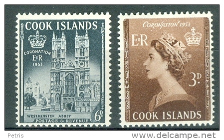 Cook 1953 Coronation MNH** - Lot. 3547 - Cook