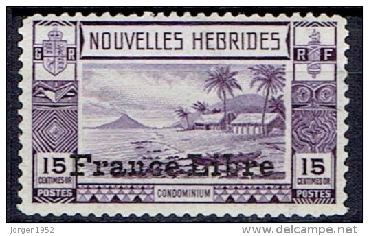 NEW  HEBRIDES # STAMPS FROM YEAR 1941 STANLEY GIBBONS  F67 - Gebraucht