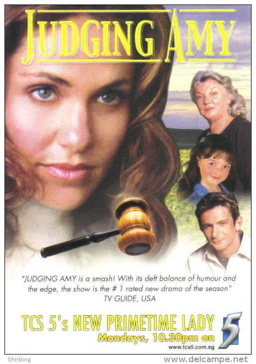 15S : Movie Cinema Adcard - "Judging Amy" - Posters On Cards