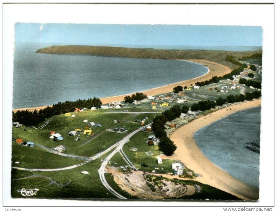 CP - SAINT COULOMB (35) CAMPING DE LA GUIMORAIS PLAGE DES CHEVRETS VUE AERIENNE - Saint-Coulomb