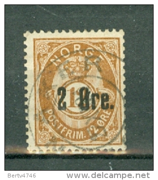 Norge 1888  Yv  45  Facit  47  Used / Obl / Gebr - Oblitérés