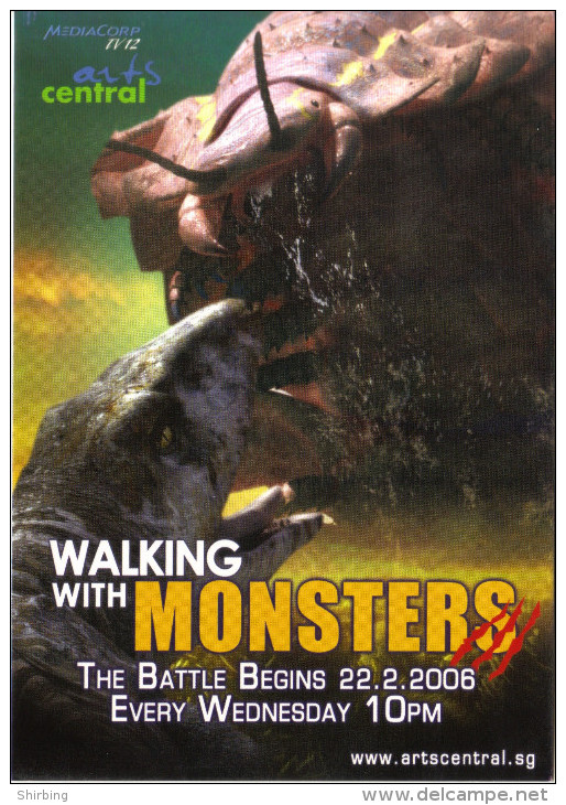 15S :  Movie Film Poster Postcard "walking With Monsters" - Posters On Cards