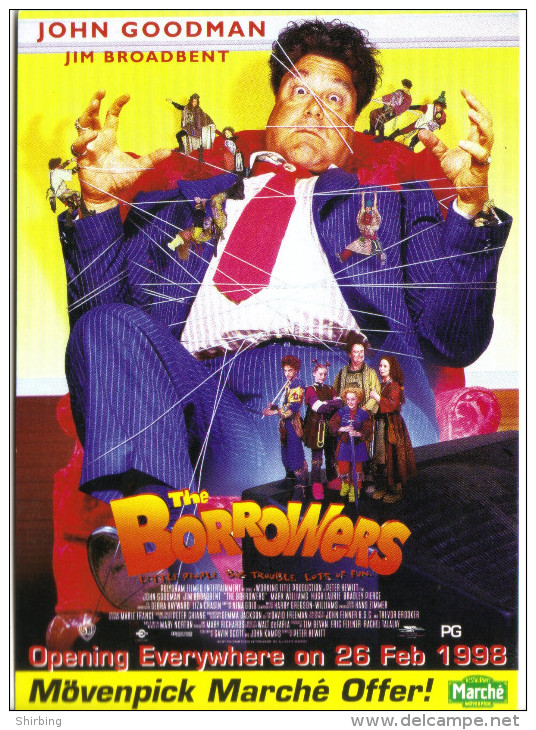 15S:  Movie Film Poster Postcard "The Borrowers" - Posters On Cards