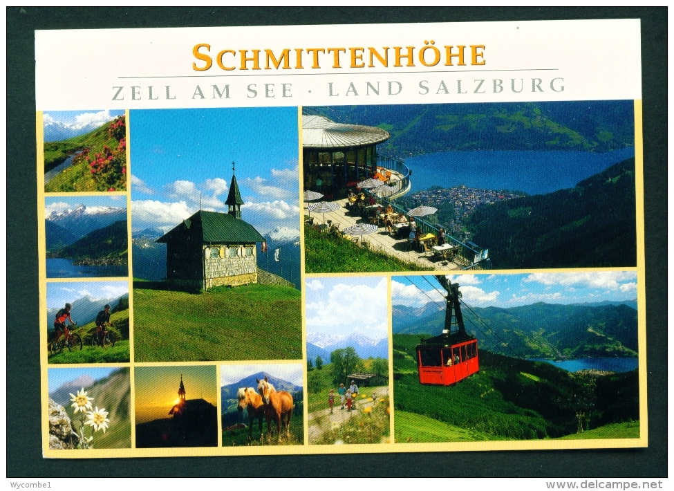 AUSTRIA  -  Zell Am Zee  Schmittenhohe  Multi View  Used Postcard As Scans - Zell Am See