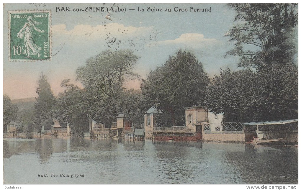 BAR SUR SEINE     LA SEINE AU CROC FERRAND - Bar-sur-Seine