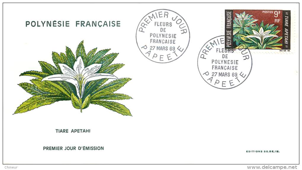 POLYNESIE FRANCAISE LOT DE 22 ENVELOPPES PREMIER JOUR + 1 COURRIER FORTE COTE